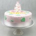 Baby Bunny with Love Heart Cake (D,V)